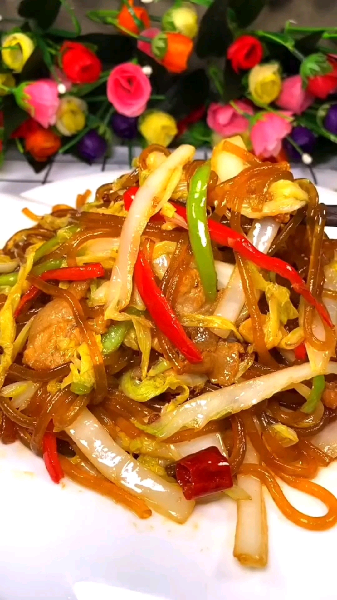白菜炒粉条