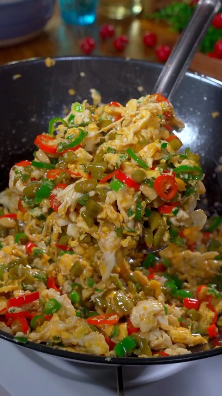 #美食#鸡蛋炒酸豆角你吃过吗?