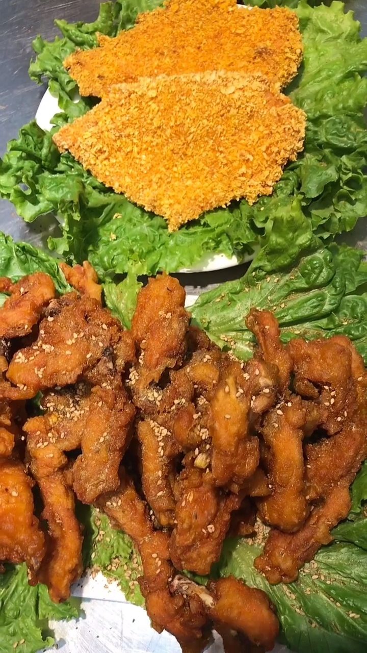 香脆的鸡米花,好吃的鸡排,百吃不厌,喜欢的朋友支持一下谢谢