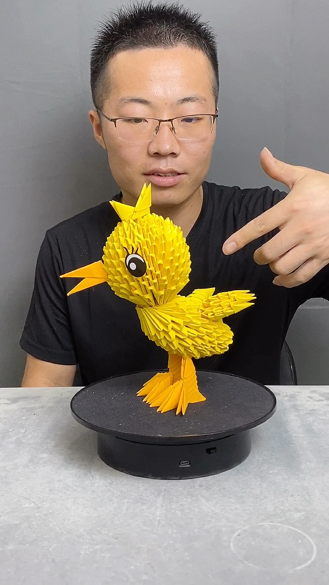 #手工制作#用纸片做的小鸡，喜欢吗