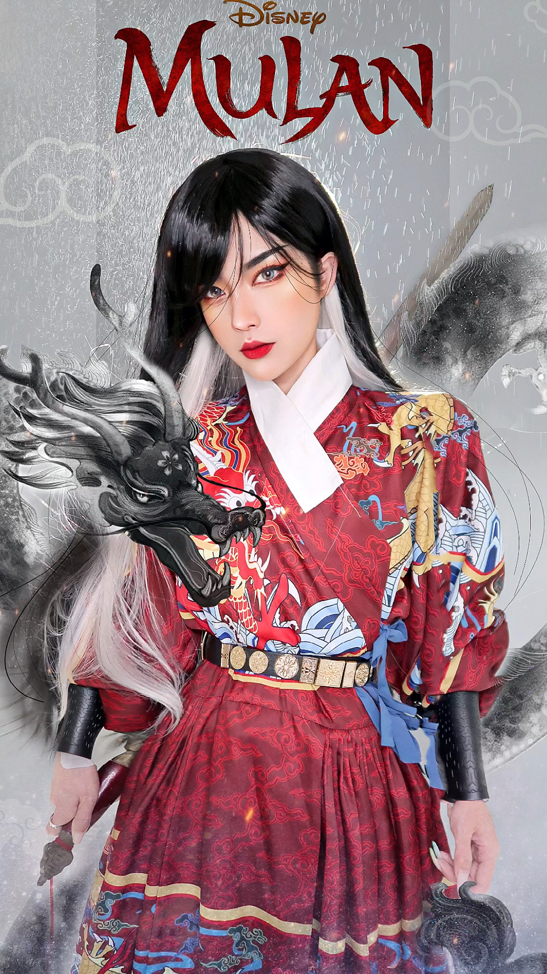 #迪士尼#飞鱼服果然最配木兰