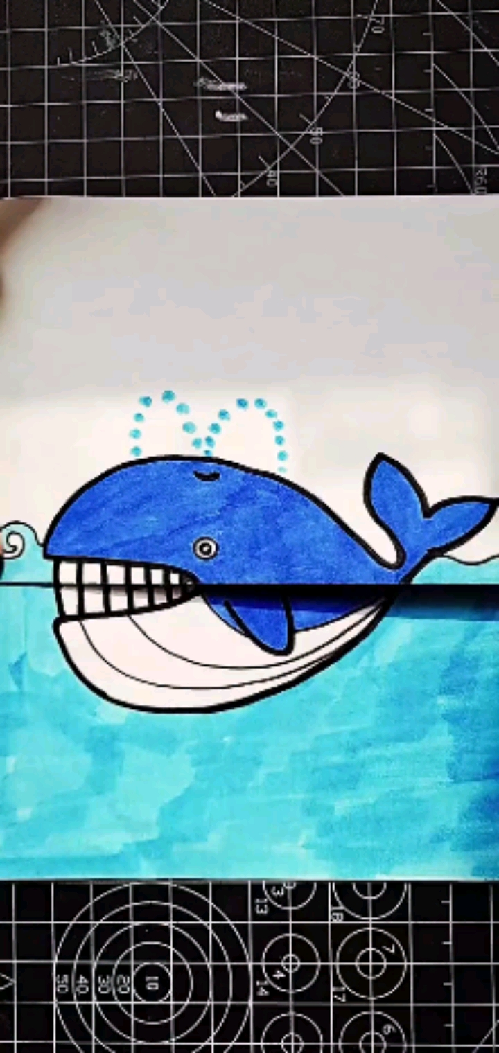 #简笔画#这样画贺卡太有创意了