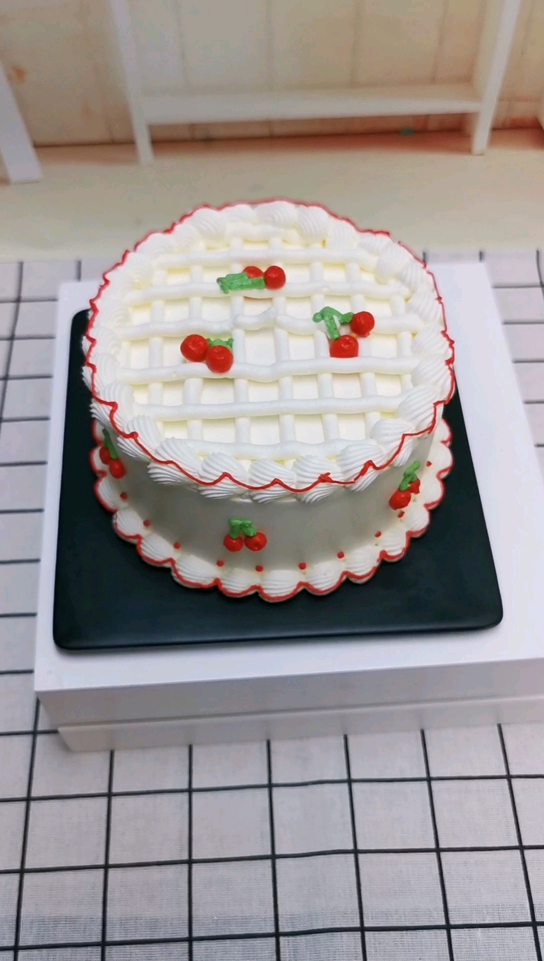 #生日蛋糕#一看就会的ins风