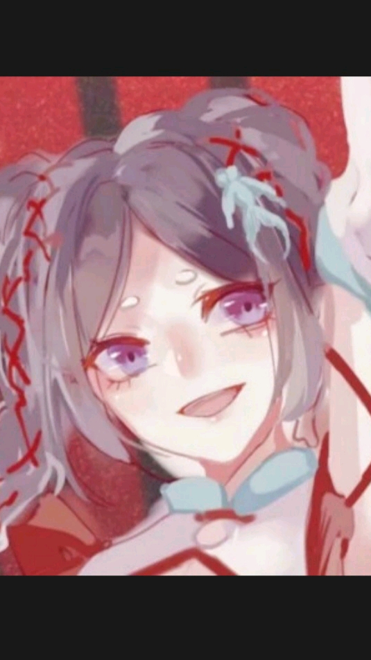 红色古风头像。