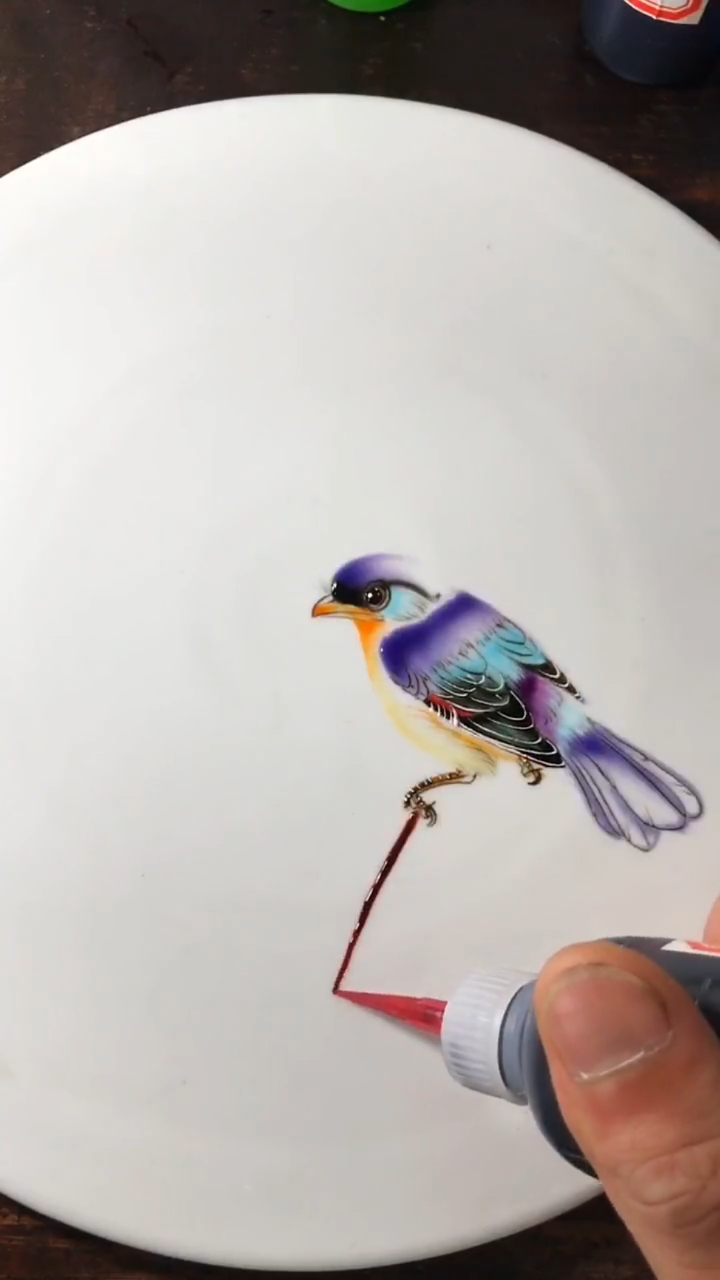 #果酱画#果酱画小鸟