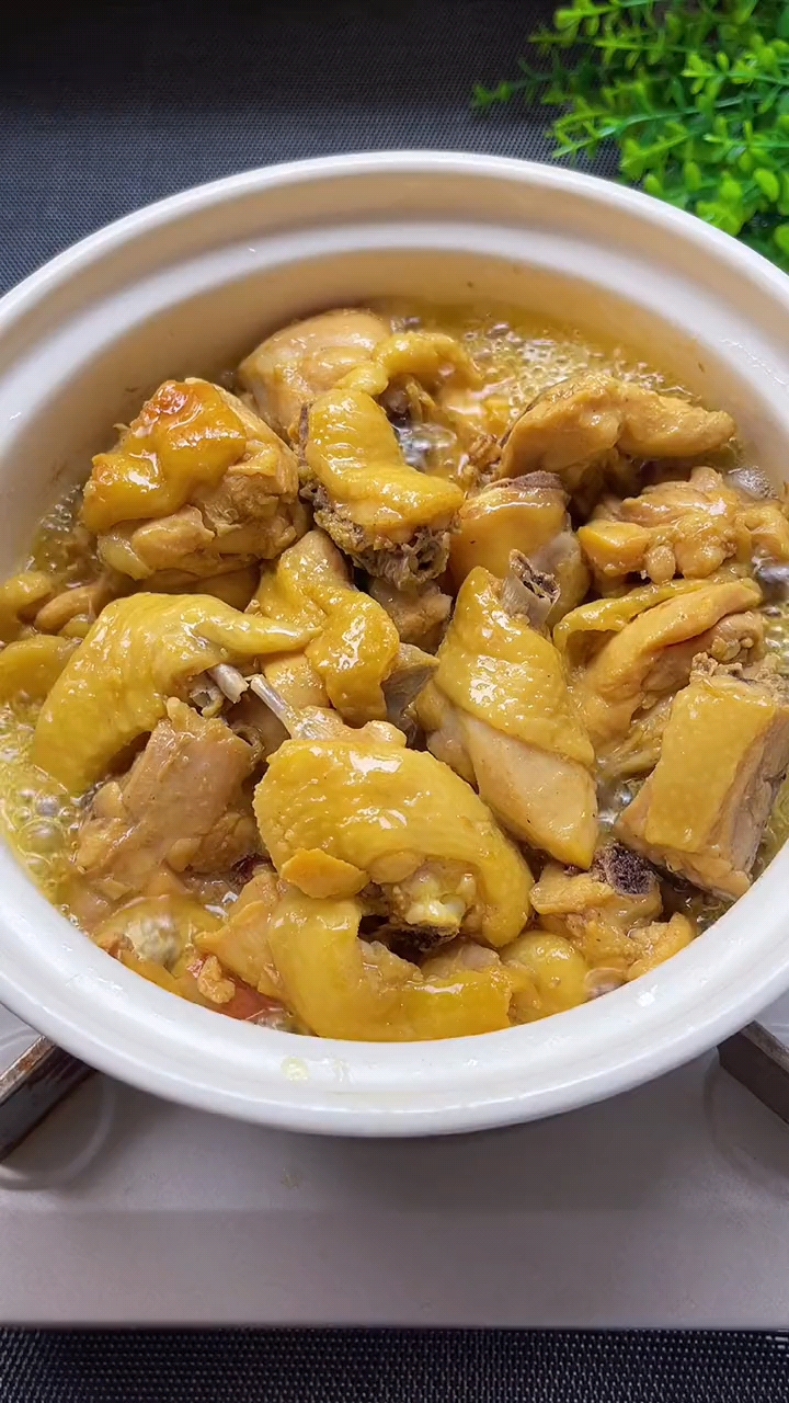 沙姜鸡块,开盖,满屋的香味!!!