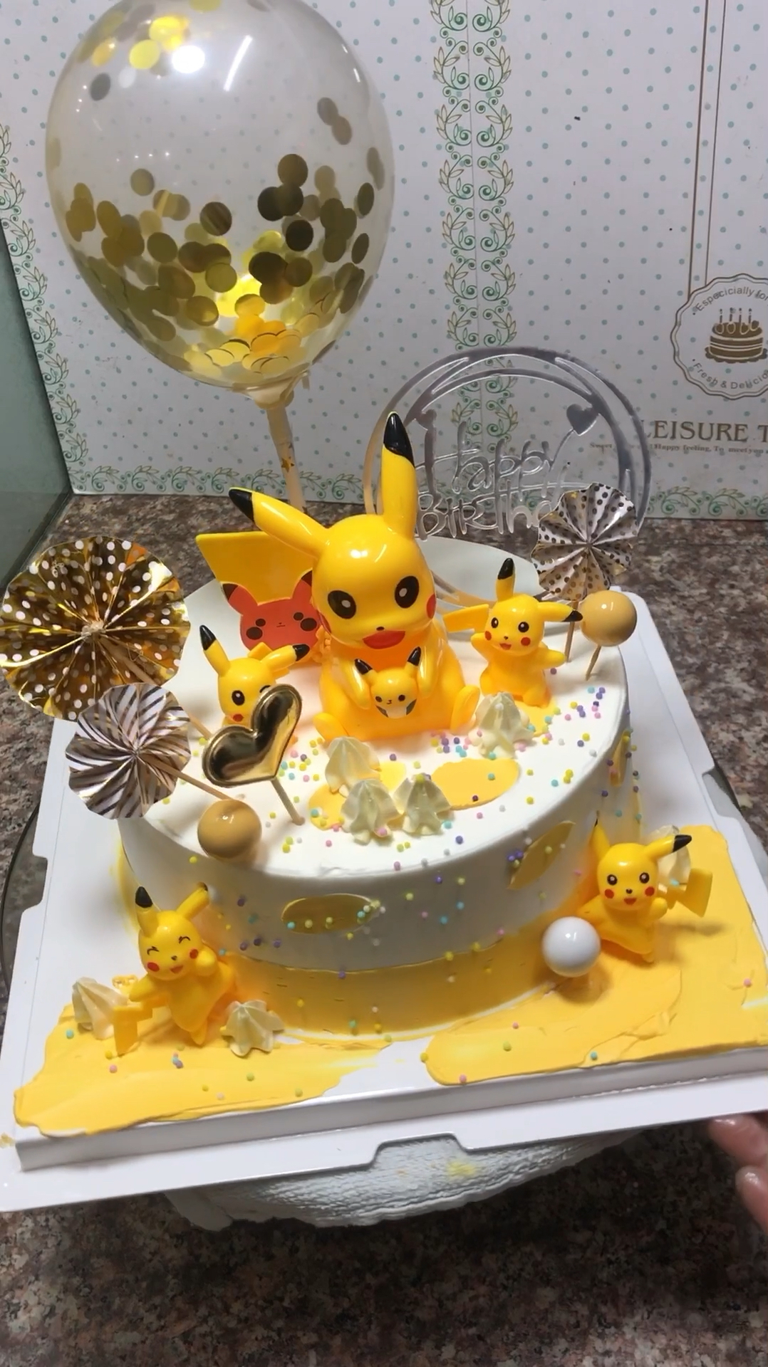 #卡通蛋糕#皮卡丘