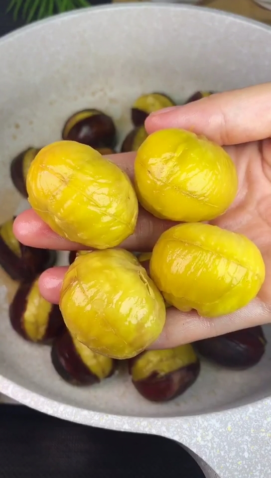#美食看中国#板栗最新吃法,小孩子们最爱吃