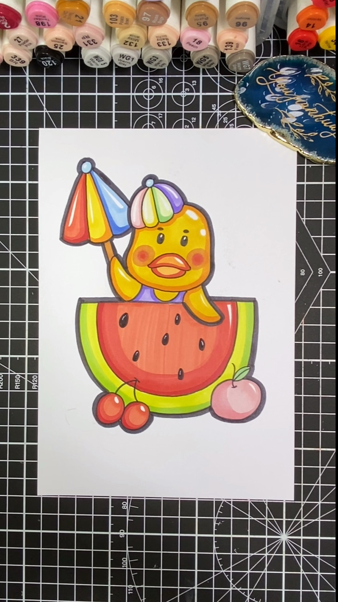#儿童画#教你画小鸭子