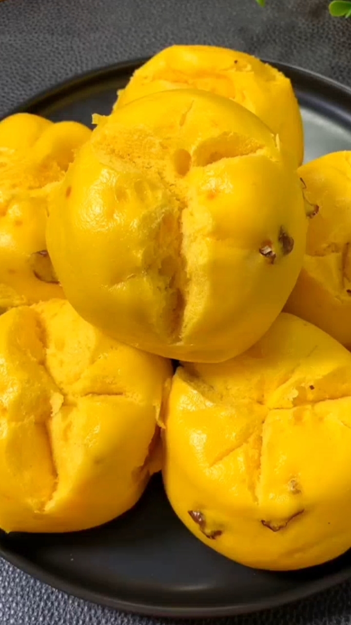 南瓜开花大馒头太好吃了!