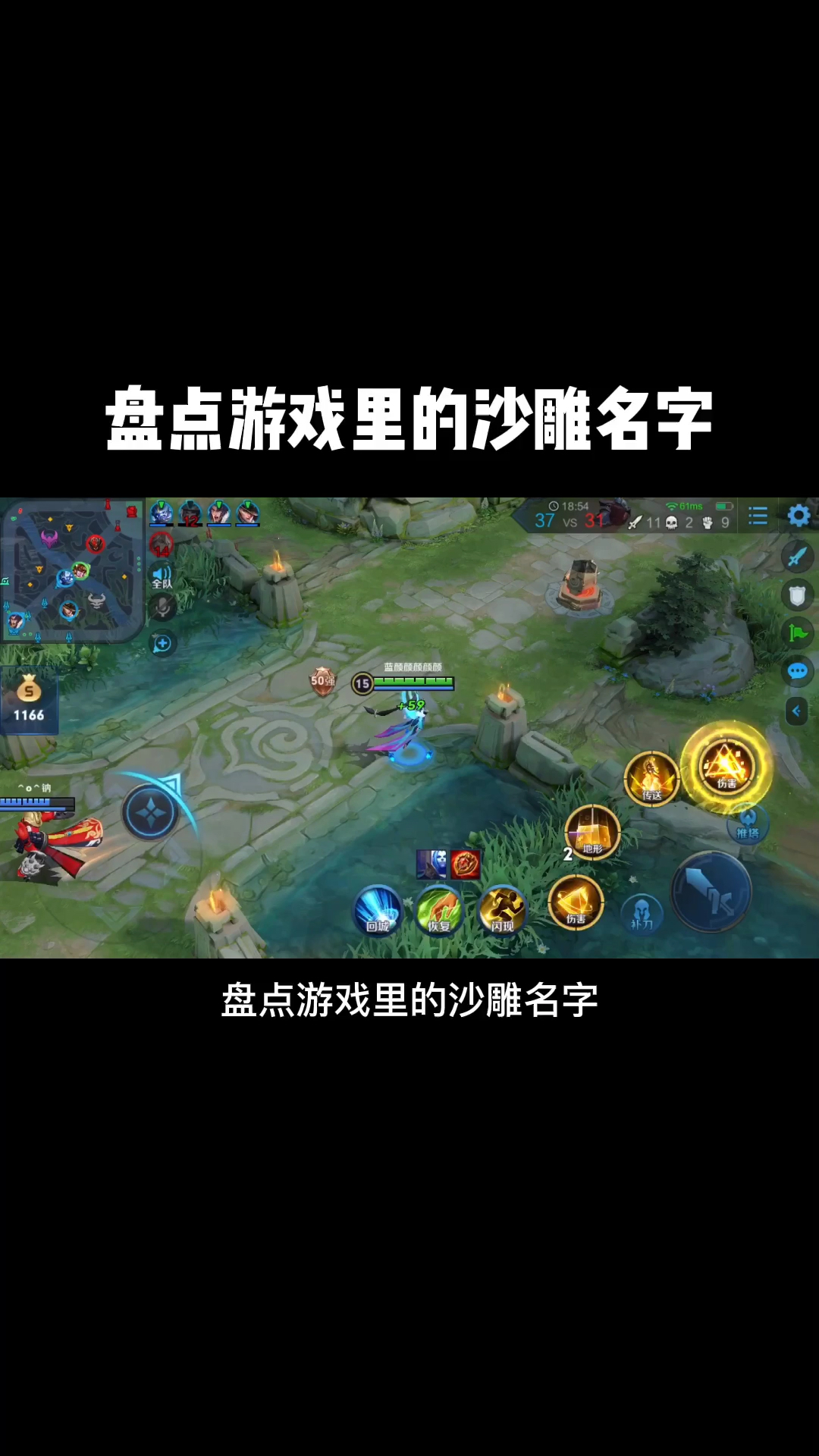 #王者荣耀搞笑视频#你在王者荣耀里遇到过那些沙雕名字?