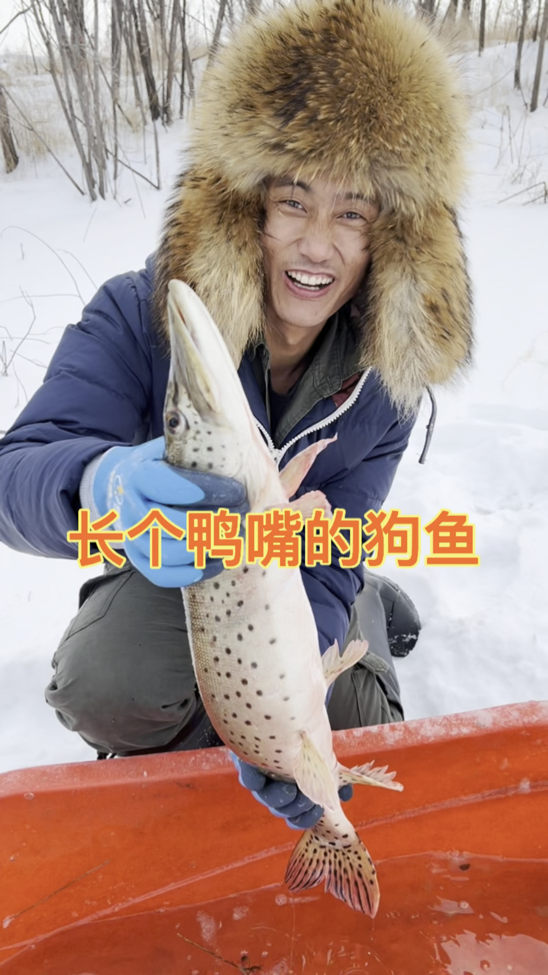 #乡村生活#长个鸭嘴的狗鱼