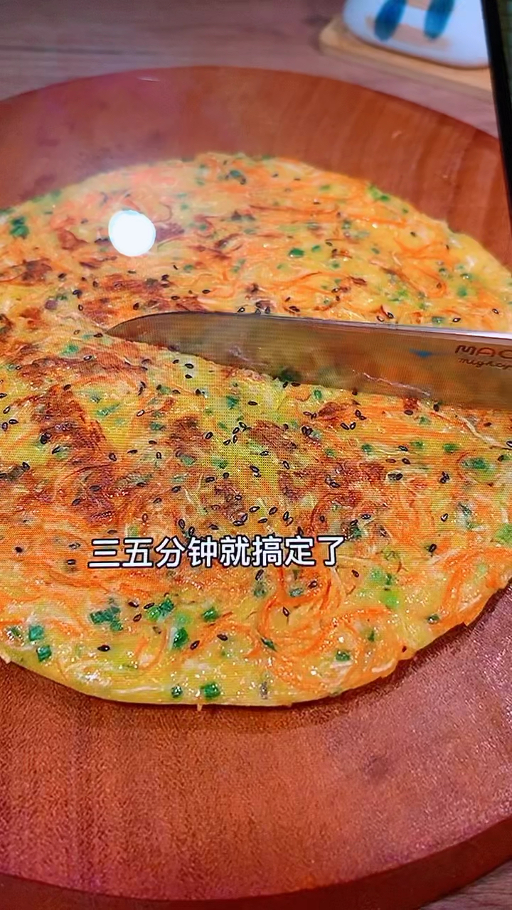 简单几步搞定蔬菜煎饼,做法简单,营养美味,喜欢你也试试吧!