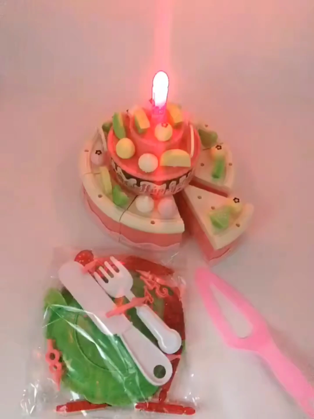 仿真生日蛋糕切切乐!太美味了!