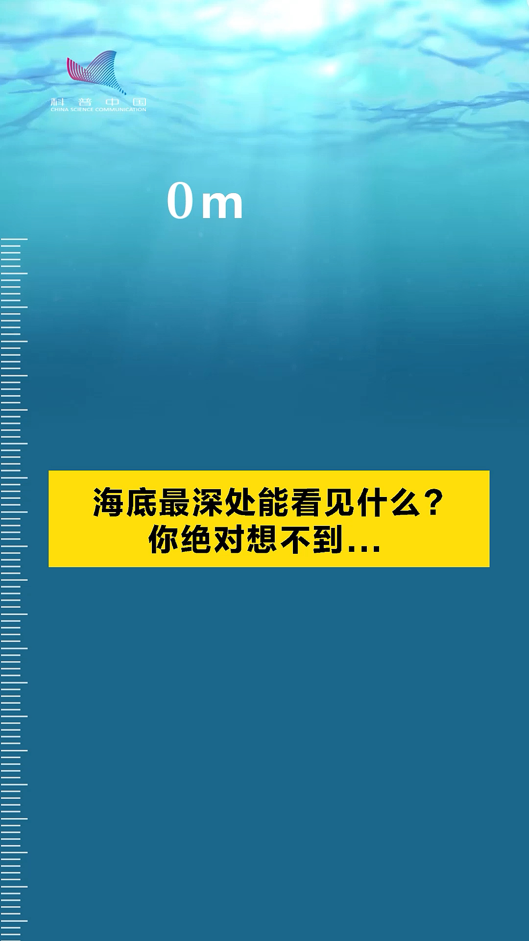 #海底世界#海底最深处能看见什么?你绝对想不到!