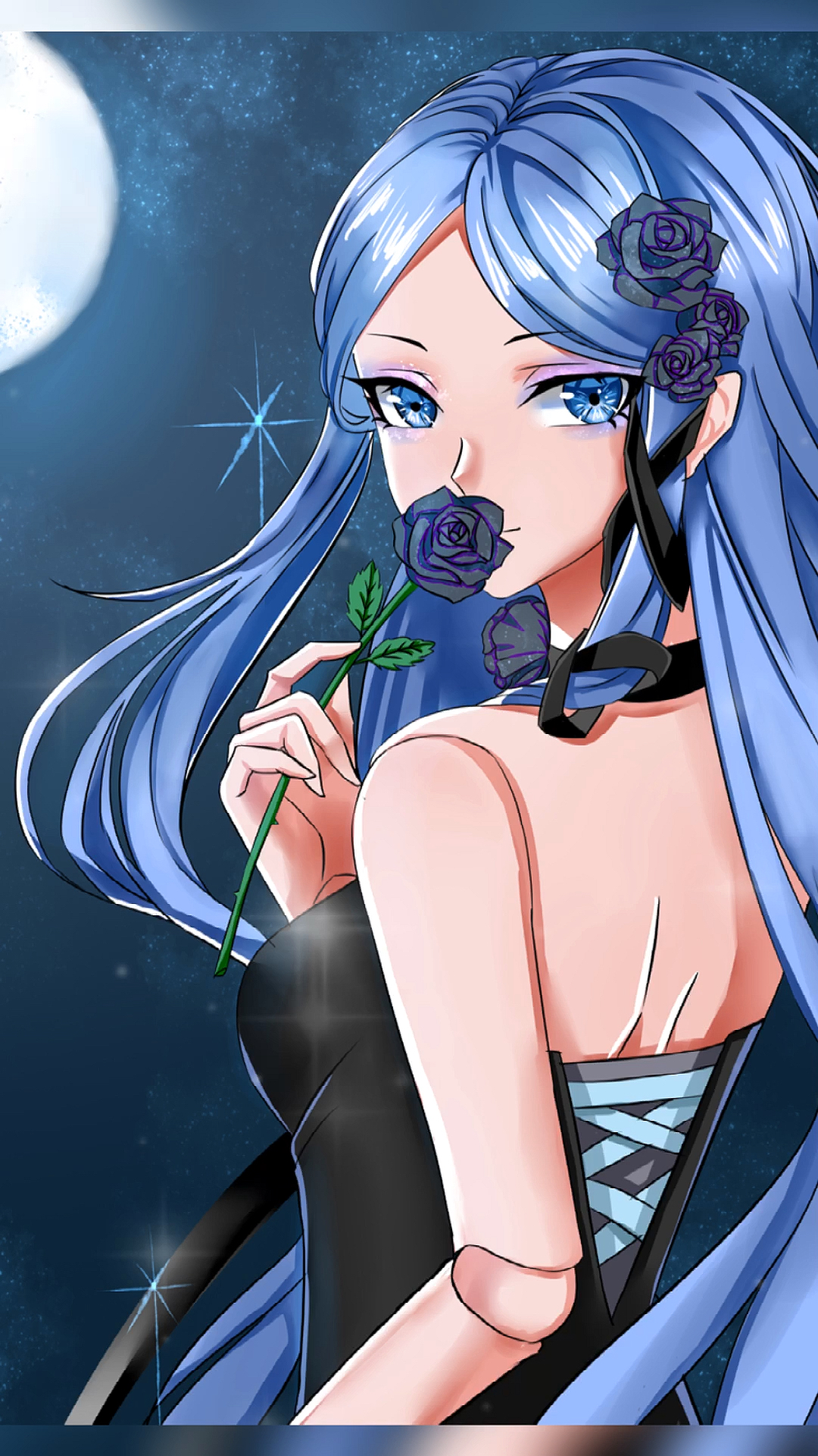 #精灵梦叶罗丽#画冰公主黑化版～越黑越好～这回够黑了吧