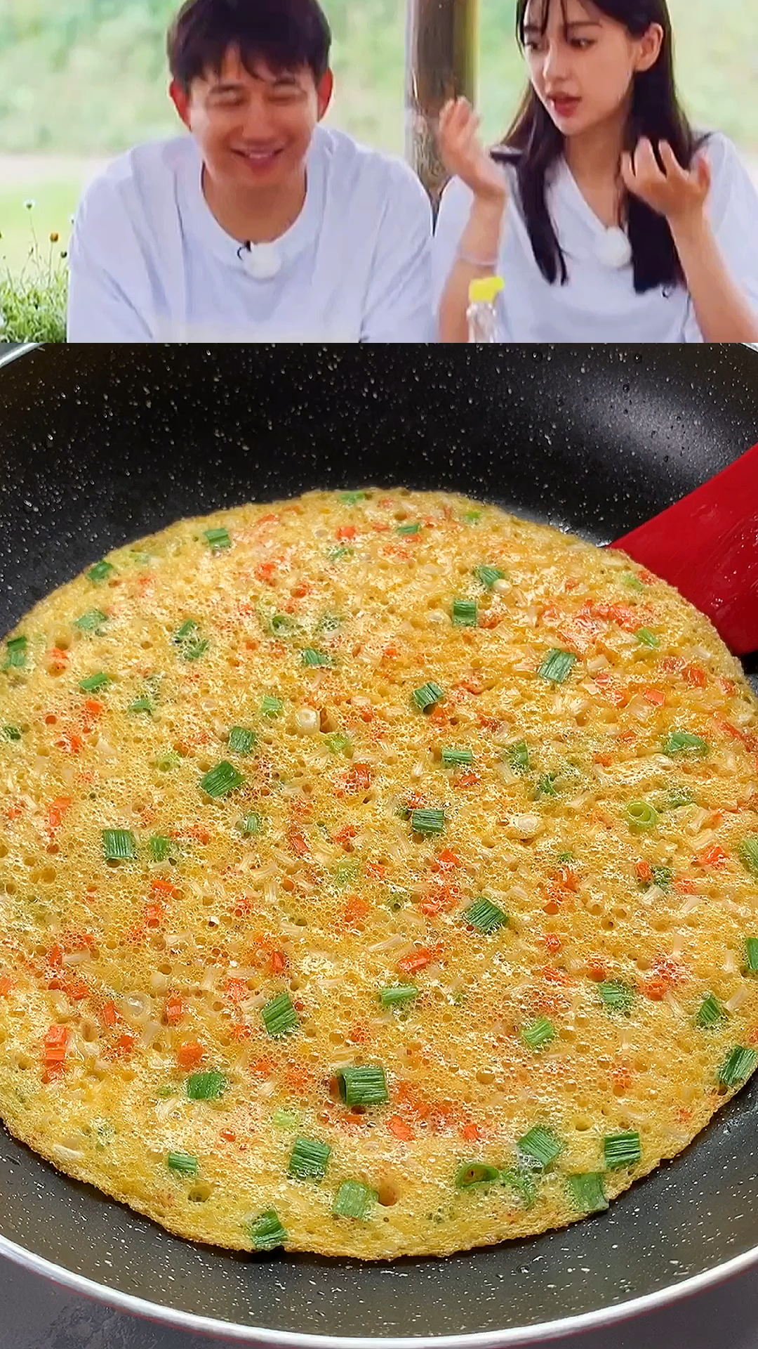 #美食#金针菇不要再扔了,跟黄磊老师做这样的早餐饼,营养美味,全家人都爱吃
