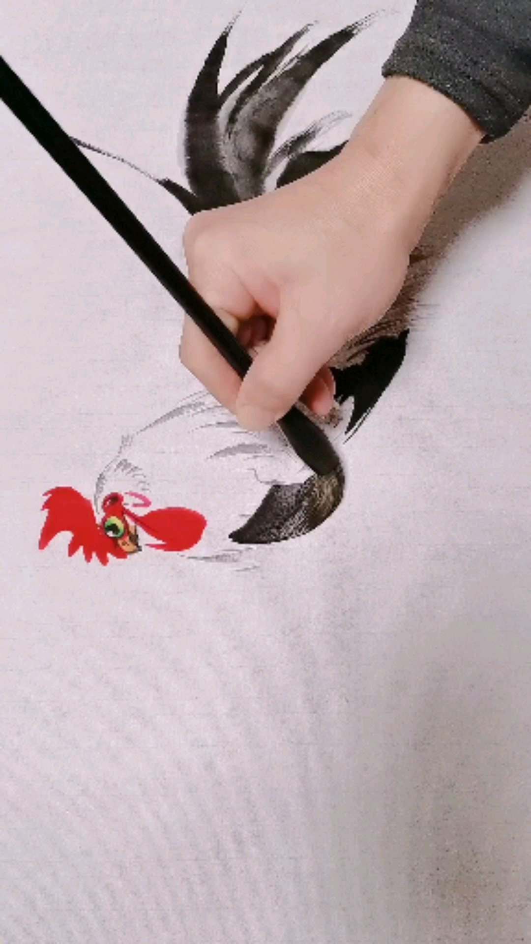 #我要上热门#教你画简单易学的大公鸡了