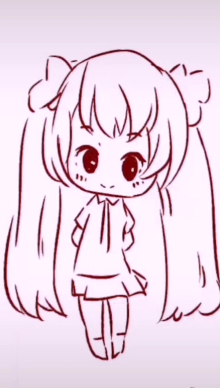 #Q版#Q版人物模板教程持续更新中4