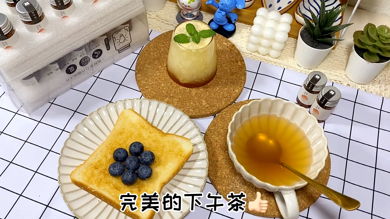 #我和春天有个约会#今天用闺蜜送的鲜萃液简单做个下午茶778
