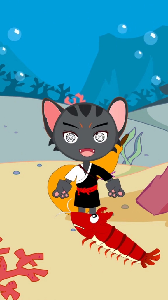 #动漫#这个到底是螃蟹还是虾呢?