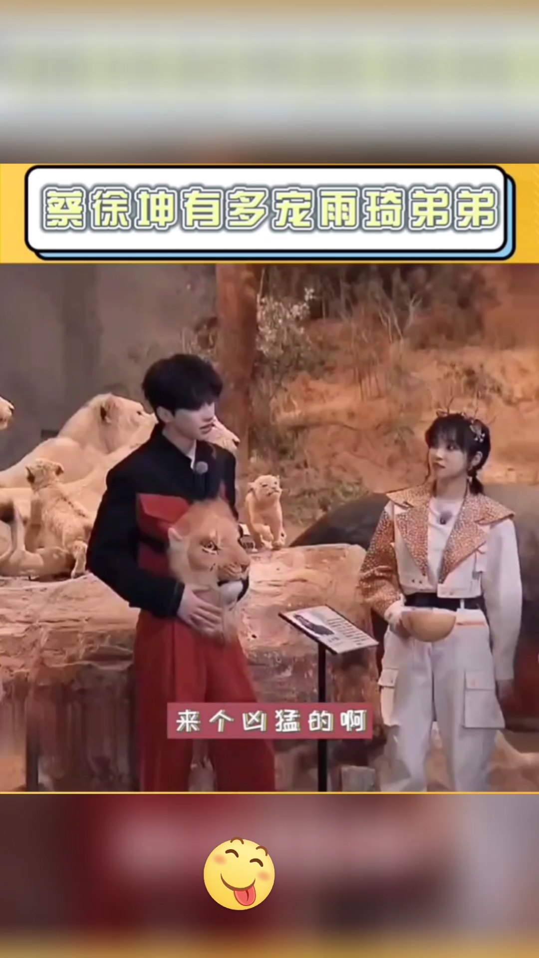 蔡徐坤有多宠雨琦妹妹