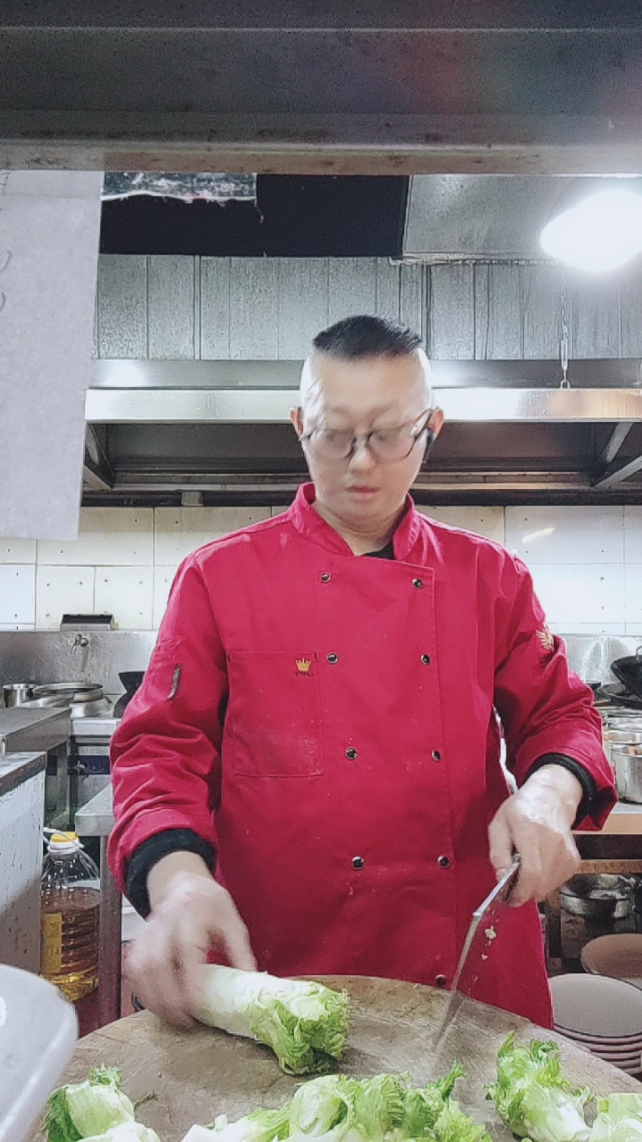 青菜怎么切好吃呢!