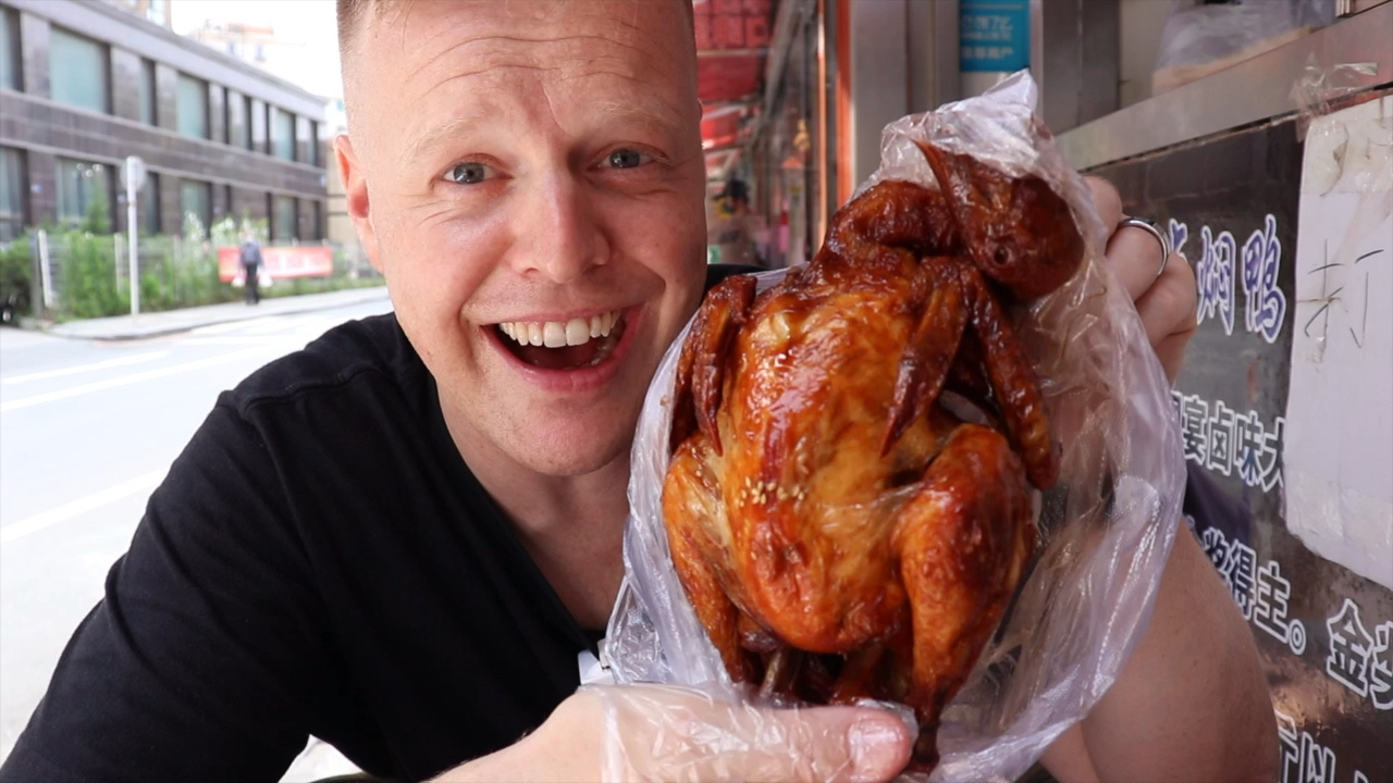 #大连美食#路边就鸡鸭格外带味儿！