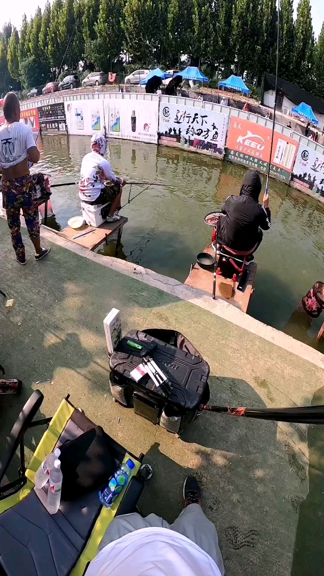 #高清视频#一场鱼,蹭两次,我也是没水了,尝试更小的线组飞鱼,得劲儿