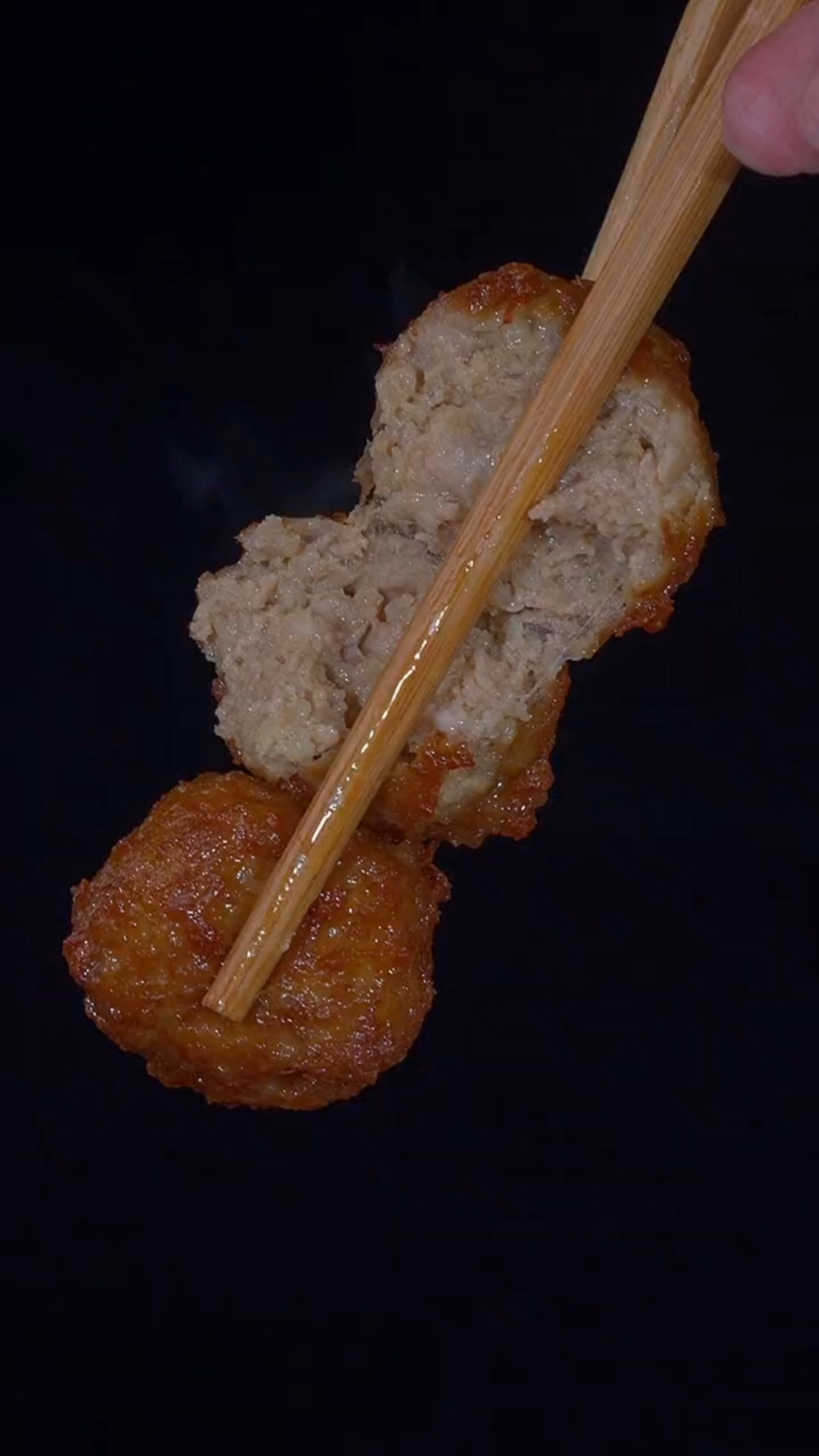 炸肉丸子的家常做法,做法简单非常好吃