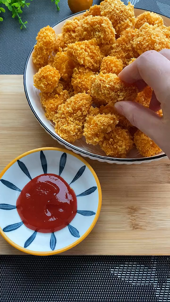 #春日好食光#鸡米花在家做原来这么简单，隔壁小孩天天馋哭了