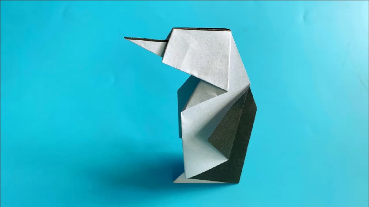 #折纸#折纸小企鹅