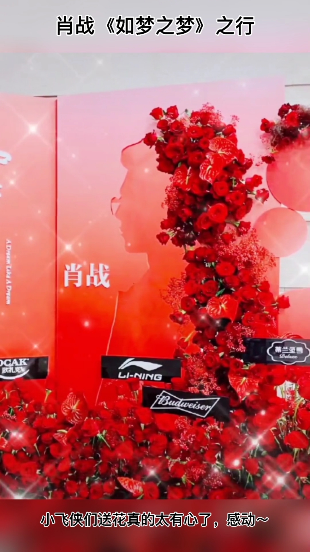 肖战《如梦之行》,小飞侠们送花真是太有心了～