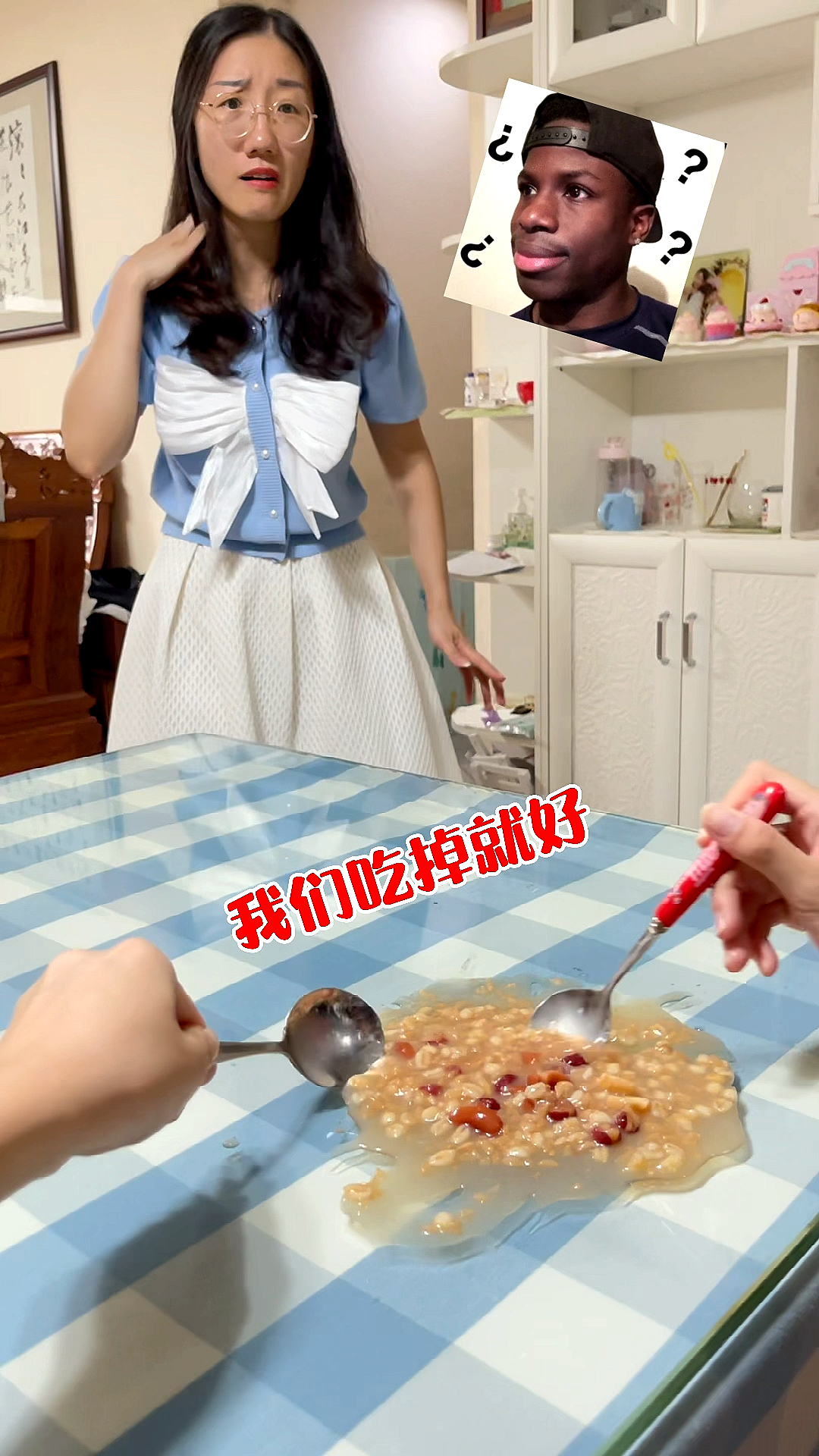 希望以后每次吃八宝粥你们都会想起我。