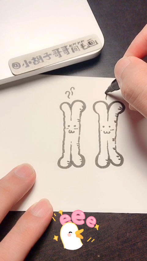 #回家路上那些事#来根油条吧～简笔画～