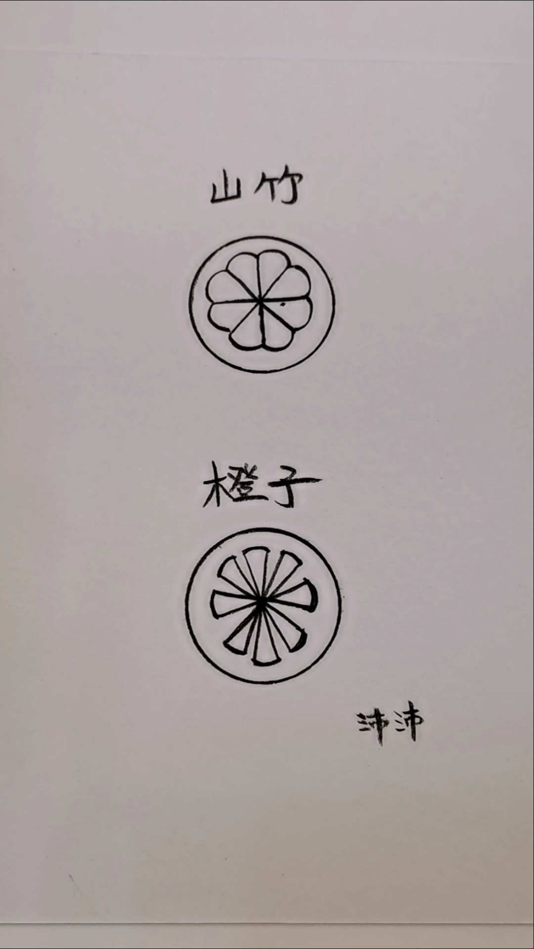 #创意简笔画#山竹和橙子的画法，简单易学收藏吧