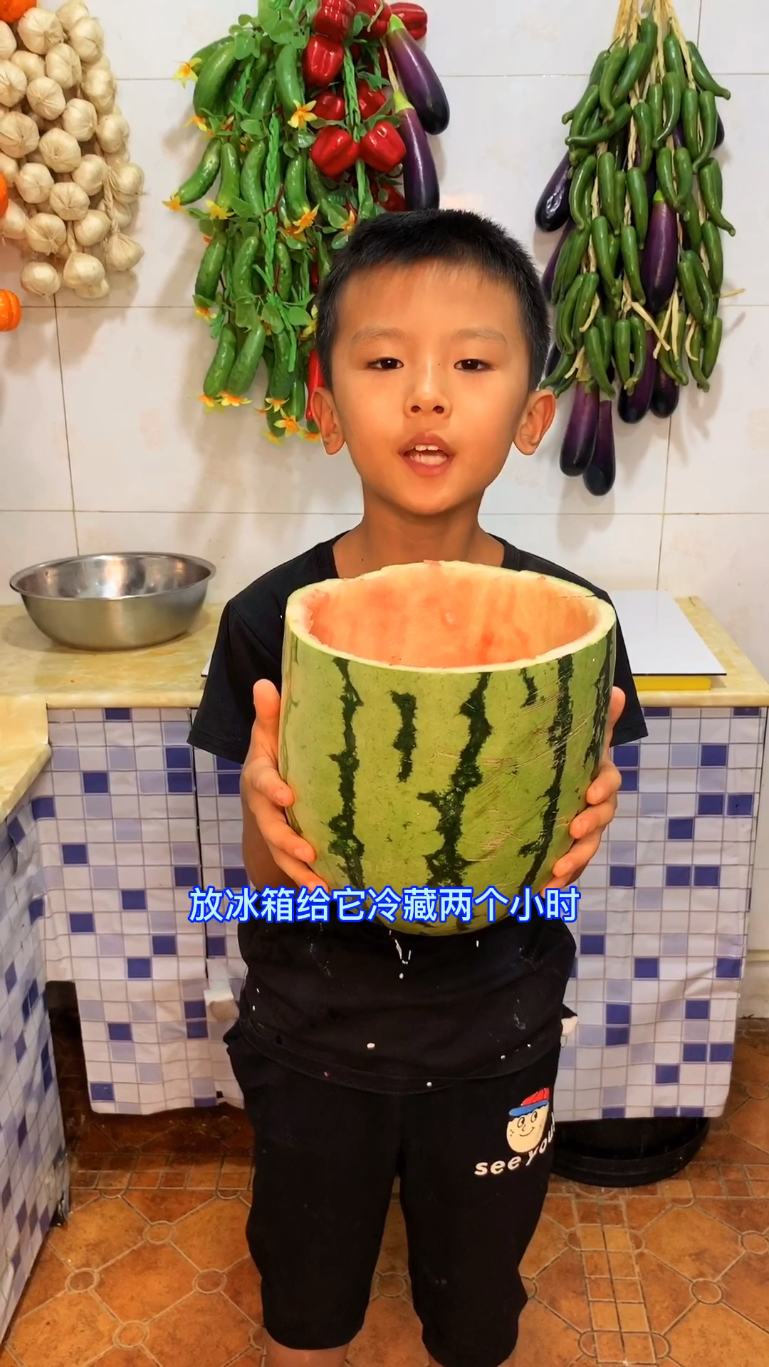 夏天来了,做个小朋友爱吃的西瓜果冻