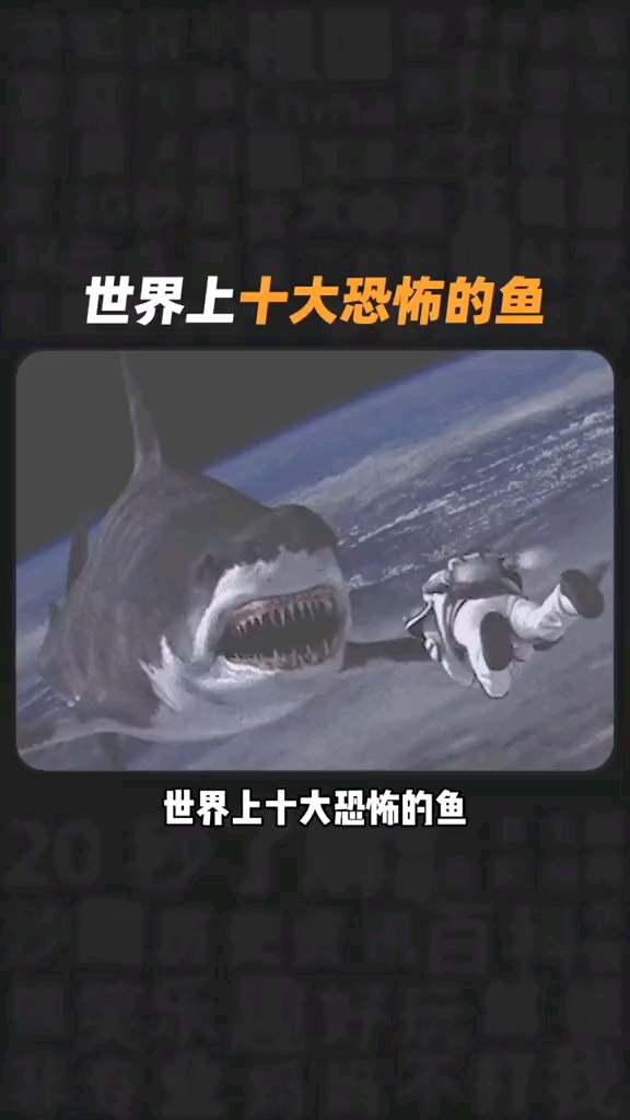 #每天一点冷知识#世界上十大恐怖的鱼