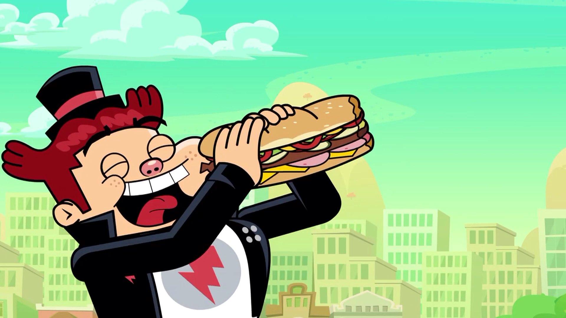 #动漫#胖子想吃汉堡，汉堡却突然消失了，这是怎么回事？