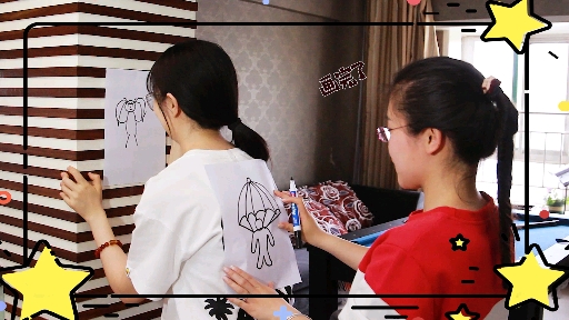 #画画原来如此简单#两个人竟然画的没有一点相似之处!!!