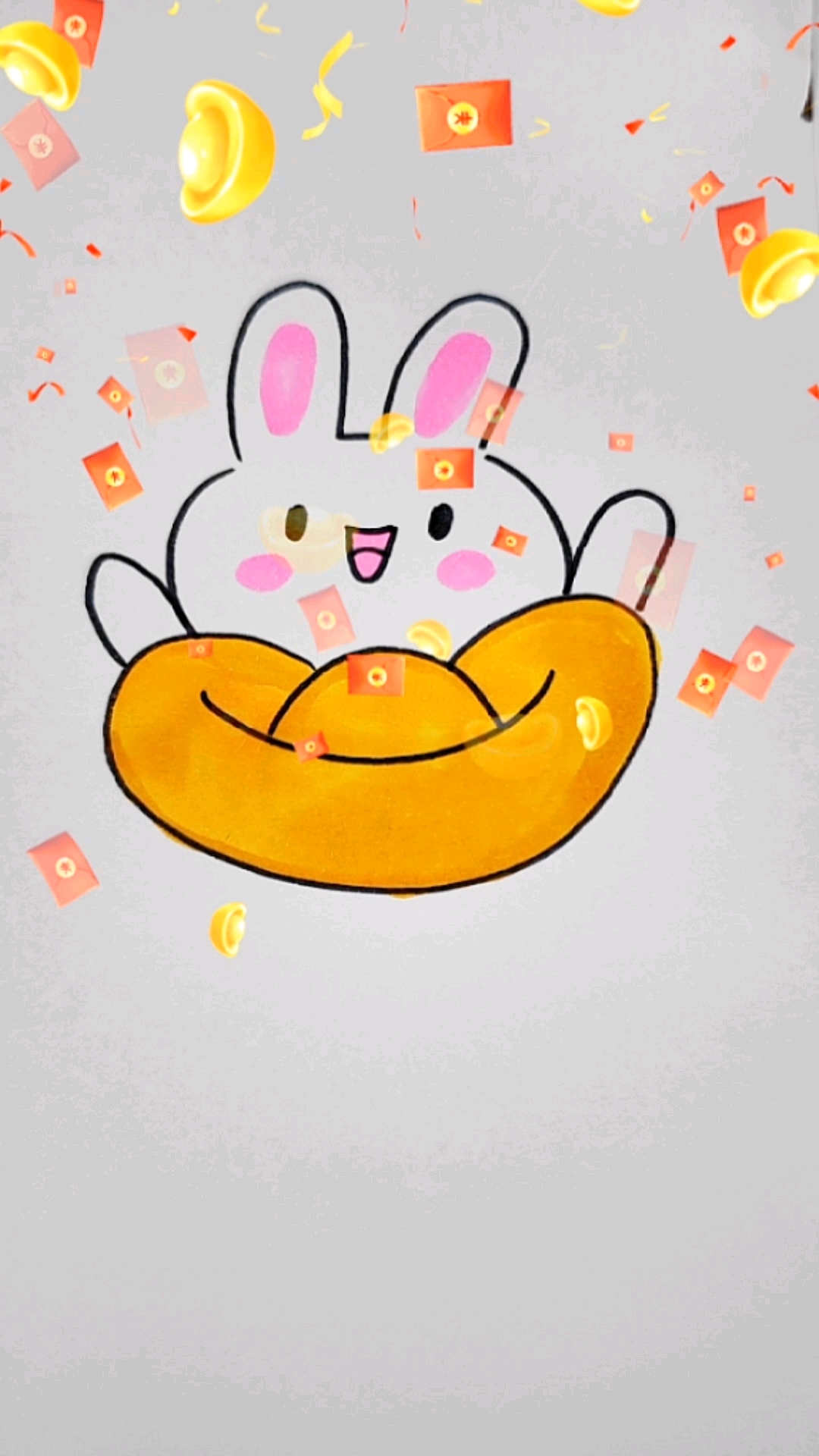 简单的小兔子简笔画