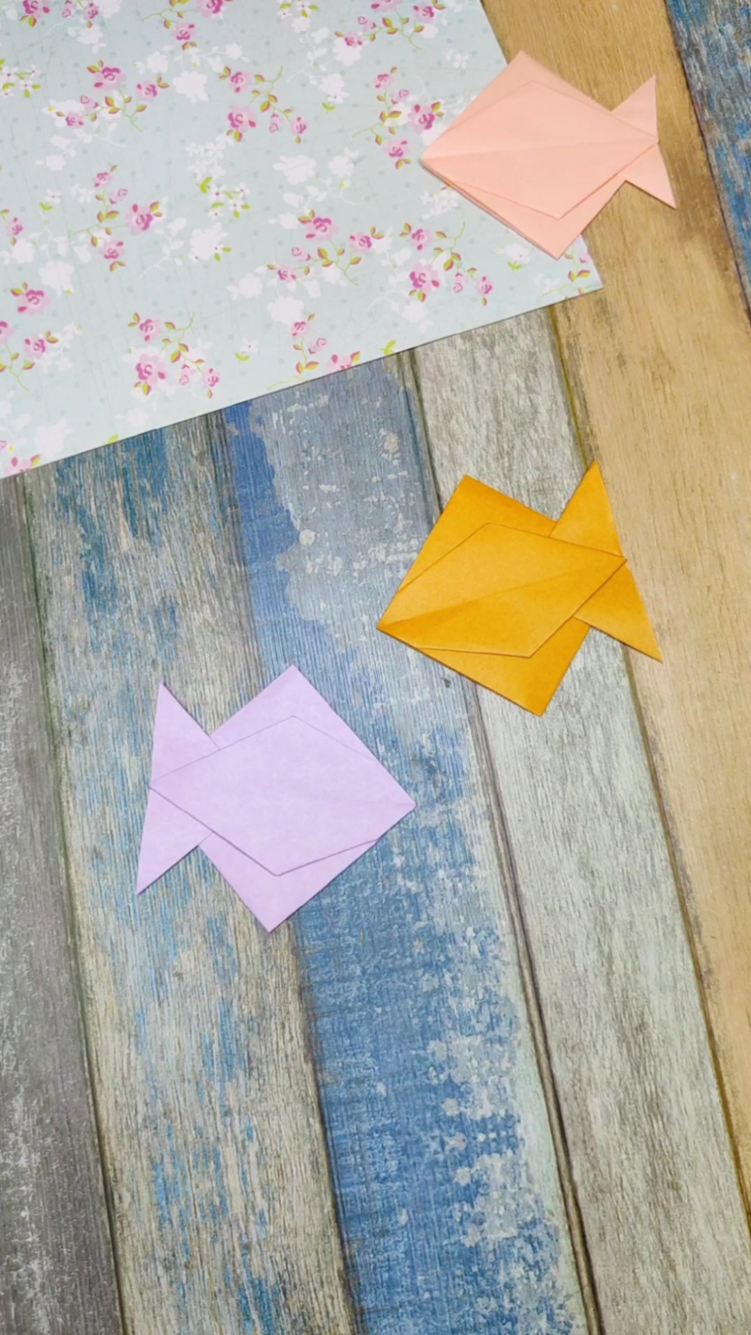 #手工折纸#可爱的小鱼儿