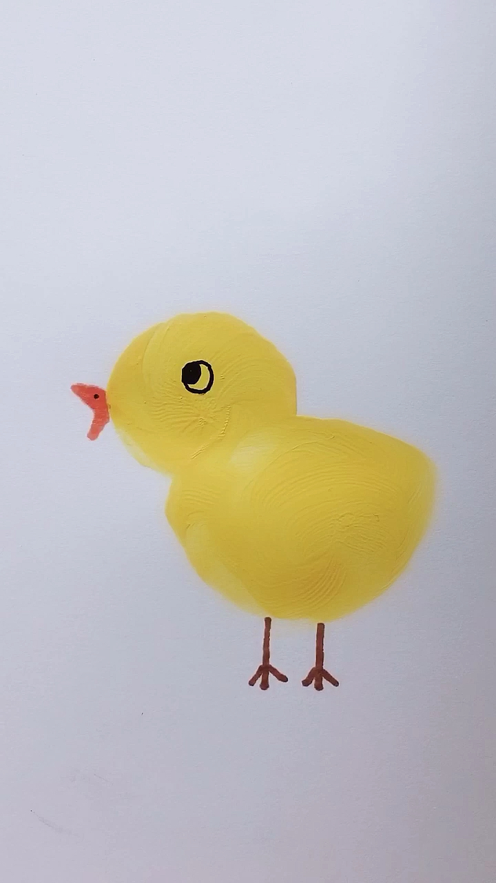 #画画#爸爸画的小鸡
