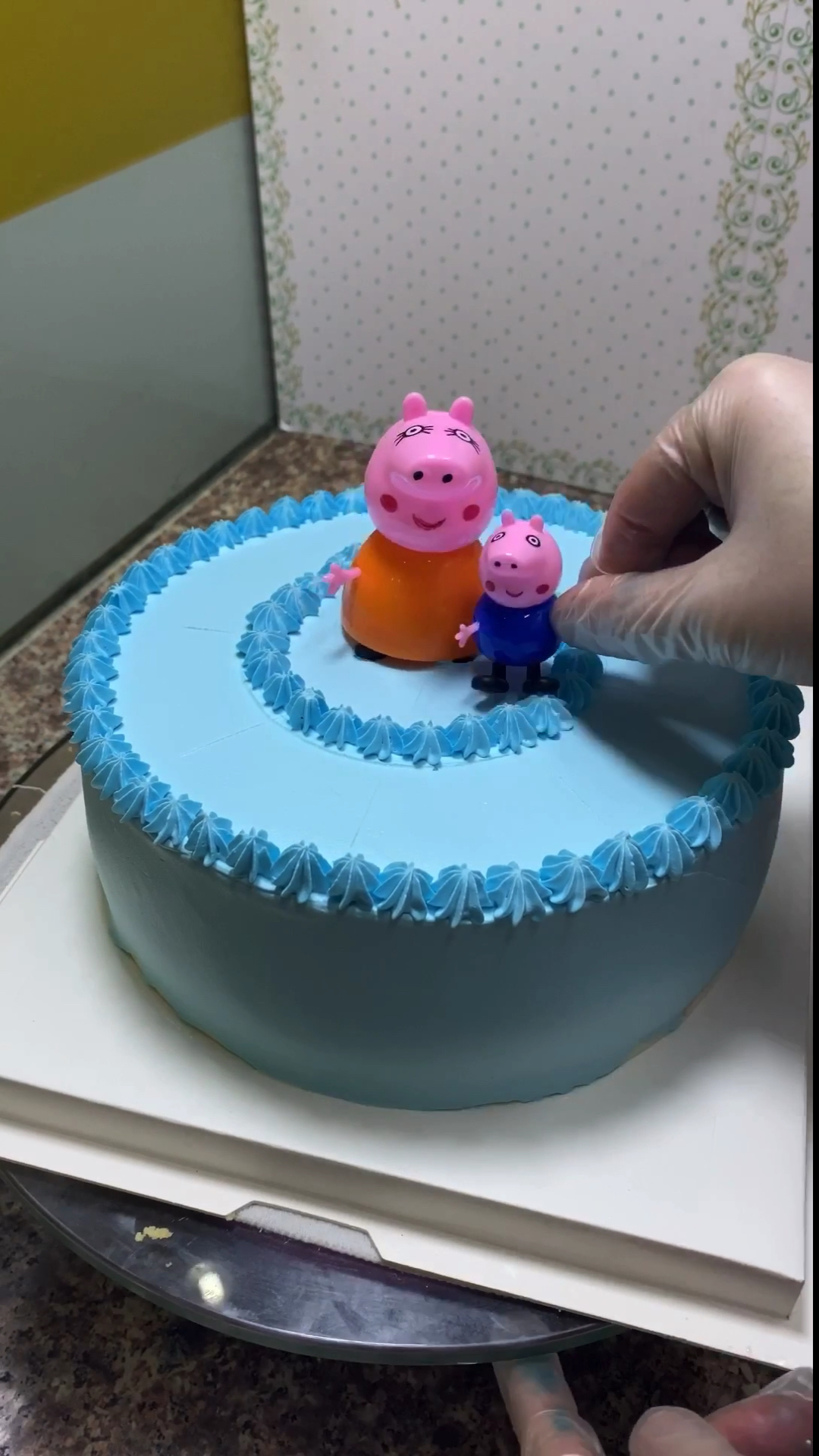 #卡通蛋糕#小猪佩奇