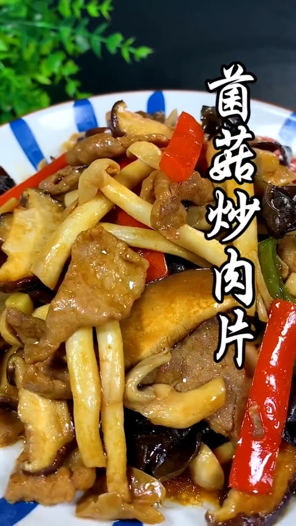 #快要憋疯的你#菌菇炒肉片