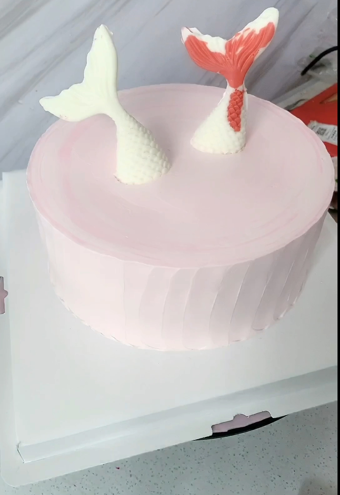 #生日蛋糕#鱼尾也疯狂！