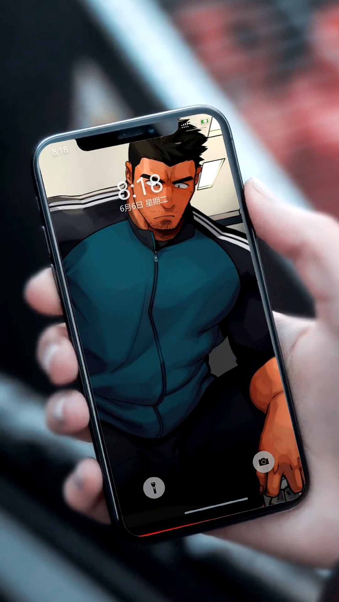 #动漫二次元#肌肉男插画