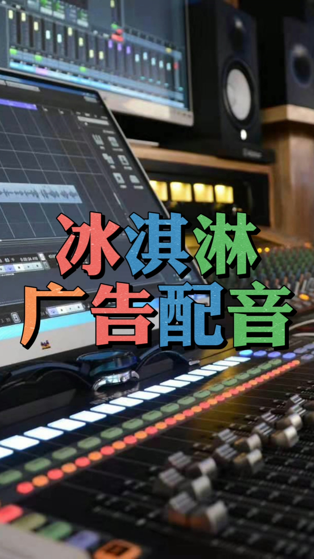 #不一样的人生#七彩冰淇淋摆摊录音,冰激凌配音制作,促销配音定制各种各样录音定制
