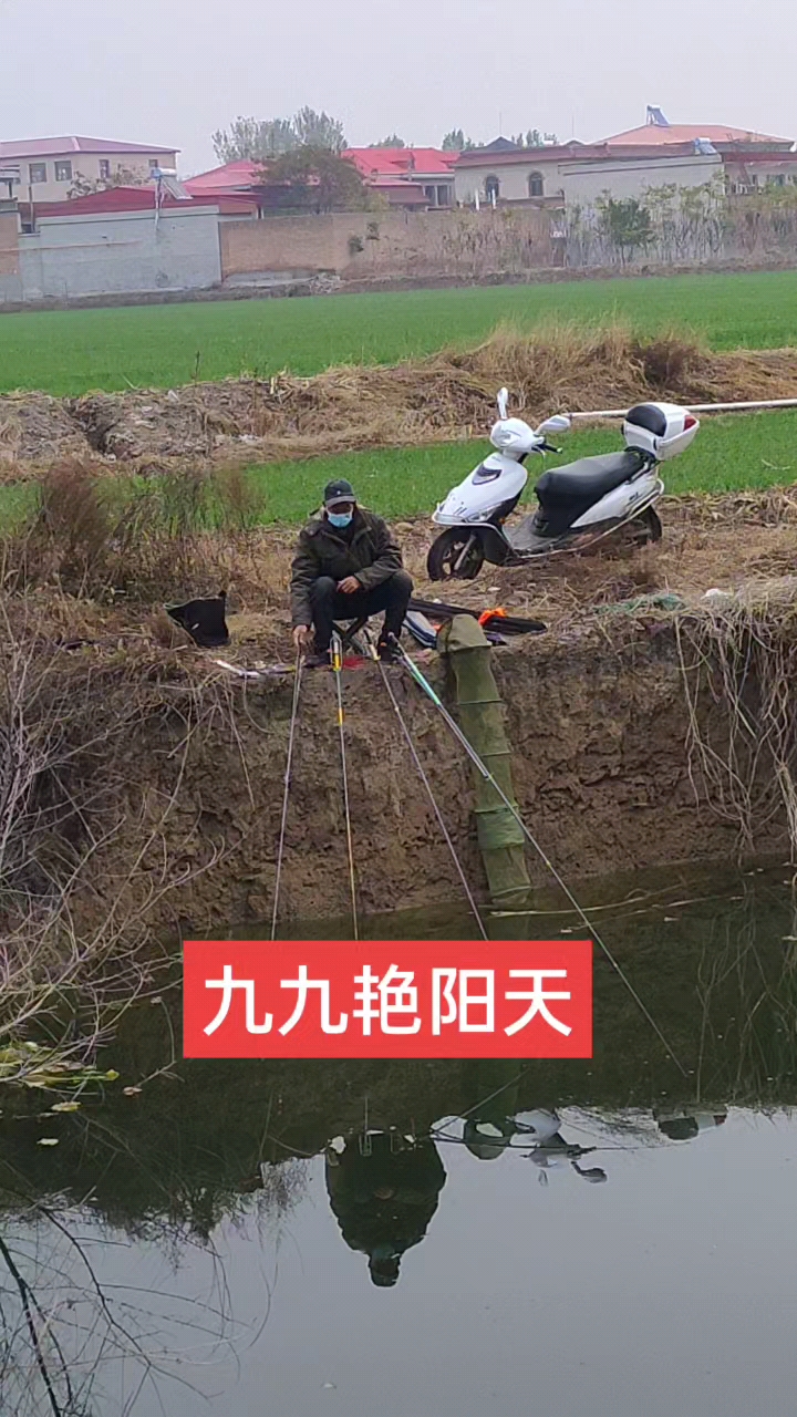 河边钓鱼