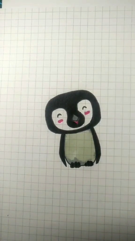 #简笔画#可爱小企鹅怎么画?